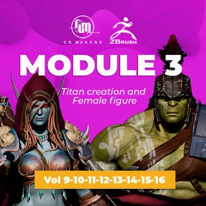 Cover image for Online course Module 3: Titan creation and Female figure on Zbrush