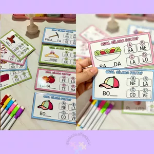 Imagem de capa para o Ebook Assinale a Sílaba – Leitura e Escrita com Sílabas Simples