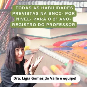 Imagem de capa para o Ebook Registro das habilidades- por nível- do 2° EF - BNCC