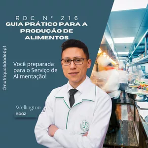 Imagem de capa para o Ebook RDC N° 216 - Guia Prático para a Produção de Alimentos