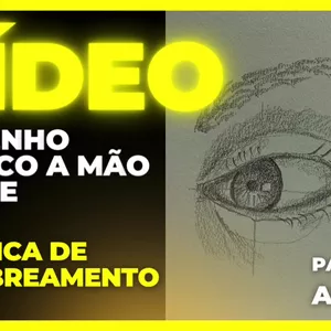 Imagem de capa para o Curso online AULA 6 PARTE I - CURSO DE DESENHO BÁSICO A MÃO LIVRE
