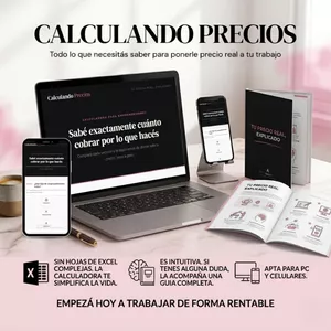Imagen de portada para Ebook Calculando Precios — Guía + Calculadora para Emprendedores