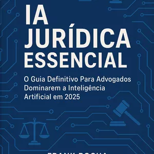 Imagem de capa para o Ebook Guia Essencial de IA Jurídica para Advogados em 2025