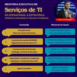 Imagem de capa para o Serviço online Mentoria Executiva em Serviços de TI
