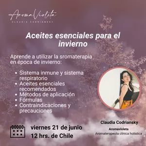 Imagen de portada para Curso online Aceites esenciales para el invierno