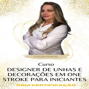 Curso Curso de Design de Unhas e Decorações em One Stroke para Iniciantes com Certificação