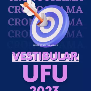 Imagem de capa para o Ebook Cronograma Vestibular UFU 2023