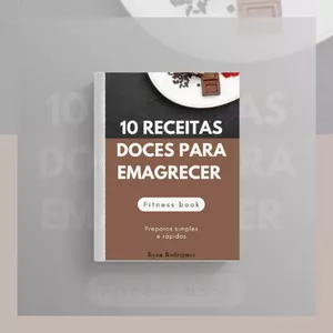 Imagem de capa para o Ebook 10 Receitas doces pra Emagrecer 