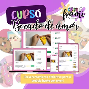 Imagen de portada para Curso online Bocados de Amor: Curso de Comida en foami para Celebrar con amor