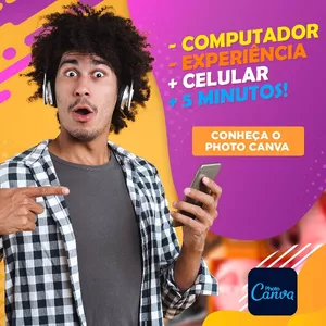 Imagem de capa para o Curso online Canva Meteórico