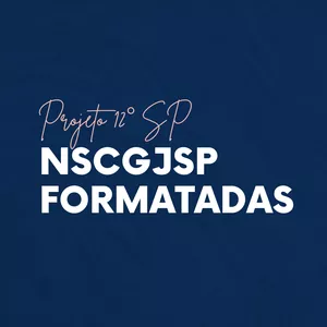 Imagem principal do produto NSCGJSP formatadas