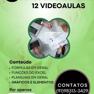 Imagem do curso CURSO DE EXCEL COM CERTIFICADO 160H