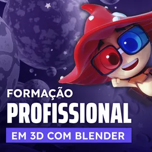 Imagem de capa para o Curso online Formação Profissional em 3D com Blender