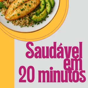 Imagem de capa para o Ebook Saudável em 20 minutos