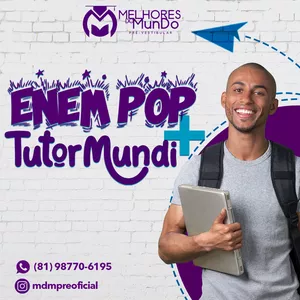 Imagem de capa para o Curso online ENEM POP + Tutor Mundi