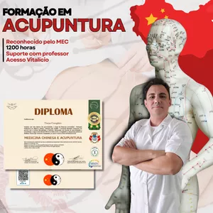 Imagem de capa para o Curso online Curso livre em Acupuntura. 