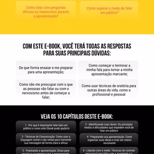 Imagem de capa para o Ebook Fale Bem e Sem Medo