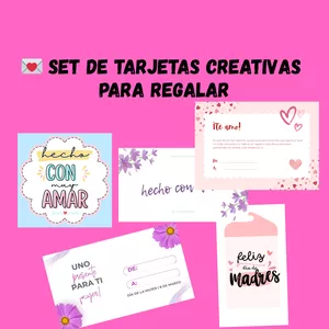 Imagen de portada para Ebook Set de Tarjetas Creativas para Regalar