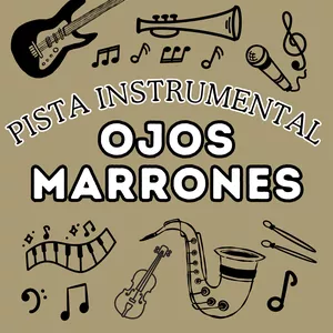 Imagen de portada para Curso online "Ojos Marrones" Pista Instrumental Acustico para Karaoke, Saxofón, Violín, Cantante, Vocalista, Guitarra, Trompeta, Flauta, Trombon