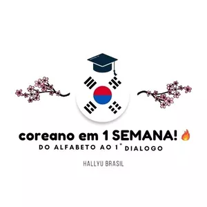 Imagem do curso Aprenda Coreano: Do alfabeto ao 1º Diálogo em 1 Semana