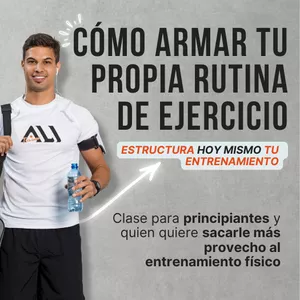 Imagen de portada para Curso online Cómo armar tu propia rutina de ejercicio