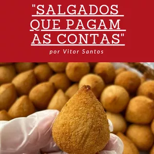 Imagem de capa para o Ebook Salgados que pagam as contas 