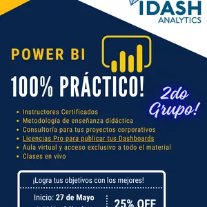 Imagen de portada para Curso online Power BI Práctico con Inteligencia Artificial
