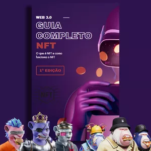 Imagem de capa para o Ebook NFT: O GUIA COMPLETO