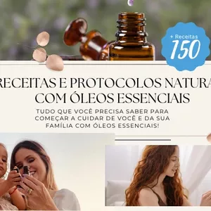 Imagem de capa para o Ebook + 150 RECEITAS E PROTOCOLOS