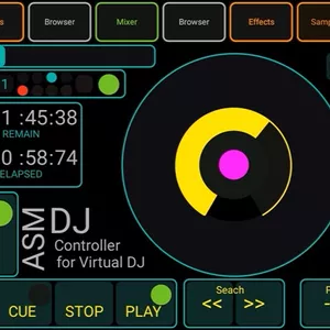 Imagem de capa para o Curso online ASM DJ Controller - TouchOSC Mk1 Layout / VirtualDJ