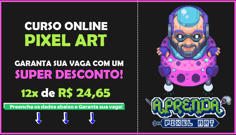 Pixel Art  Como criar cenário para jogos? - Crie Seus Jogos