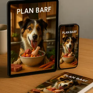 Imagen de portada para Ebook  Plan BARF una vida sana para tu mascota