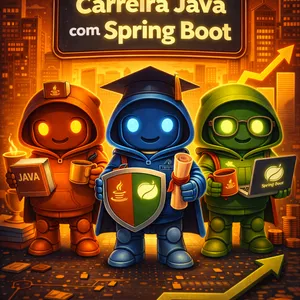 Imagem de capa para o Curso online Carreira Java com Spring Boot — Do Zero à Primeira Vaga