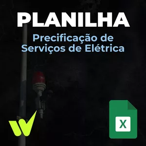 Imagem de capa para o Ebook Planilha de Precificação - Serviços Instalações Elétricas