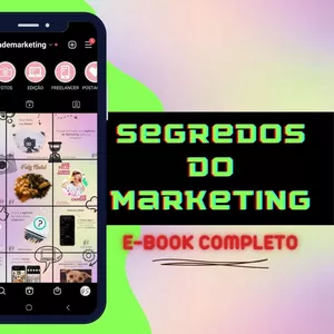 Imagem de capa para o Ebook Segredos do Marketing