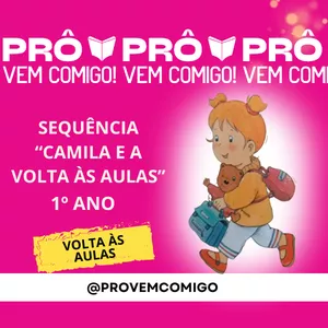 Imagem de capa para o Ebook Sequência " CAMILA E A VOLTA ÀS AULAS"