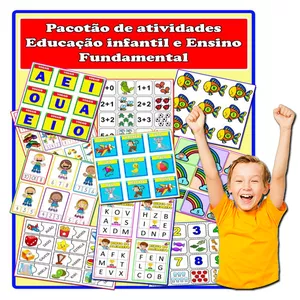 Imagem de capa para o Ebook Pacotão de Jogos Educativos
