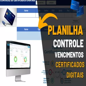 Imagem de capa para o Curso online Planilha Controle Certificados Digital 