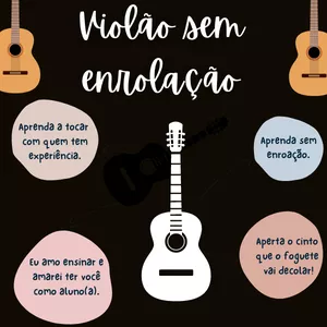 Imagem de capa para o Curso online Violão - Sem enrolação