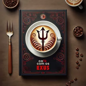 Imagem de capa para o Ebook Café com os Exus
