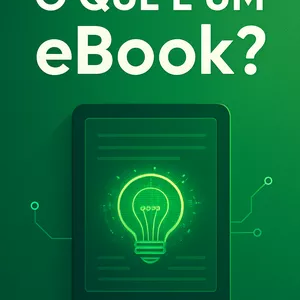 Imagem de capa para o Ebook O que é um e-Book