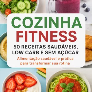 Imagem de capa para o Ebook 50 receitas fitnes 