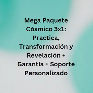 Imagen de portada para Curso online Mega Paquete Cósmico 3x1: Practica, Transformación y Revelación + Garantía + Soporte Personalizado