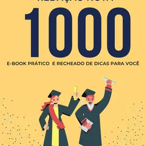 Imagem de capa para o Ebook Apostila Redação nota 1.000