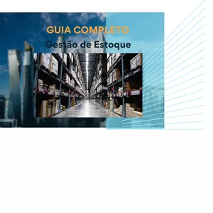 Imagem de capa para o Ebook Guia Completo Gestão de Estoque