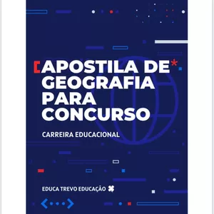 Imagem de capa para o Ebook APOSTILA PROFESSOR DE GEOGRAFIA