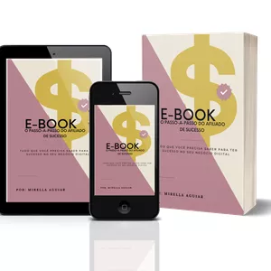 Imagem de capa para o Ebook O PASSO A PASSO DO AFILIADO DE SUCESSO