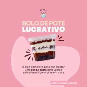 Imagem de capa para o Ebook Bolo de Pote Lucrativo