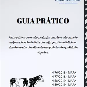 Imagem de capa para o Ebook Guia prático para laticínios