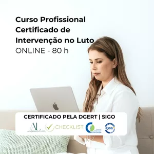 Imagem de capa para o Curso online T6 - Curso Profissional Certificado de Intervenção no Luto de 80h